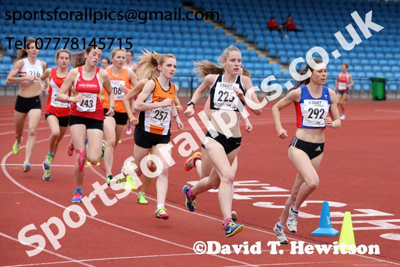 Senior womens 5000 metres, Northern Senior and Under-20s Champs., SportsCity, Manchester. Photo: David T. Hewitson/Sports for All Pics